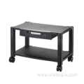 office plastic monitor stand printer cart with Drawer